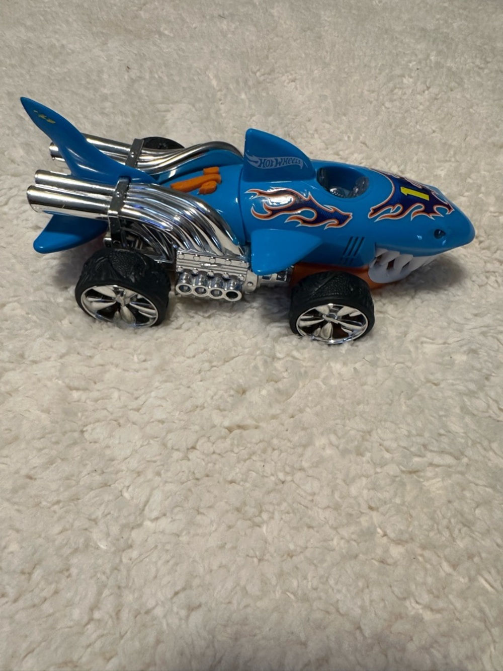 Hot Wheels Blue Shark Speedster Toy Car